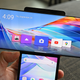 El carrusel de aplicaciones de LG hace que sea más fácil buscar apps optimizadas para el Wing, pero realmente no necesita esta función.